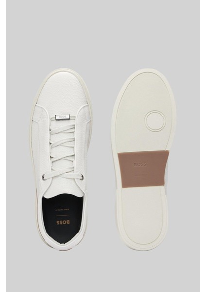 Gary Erkek Deri Sneaker Beyaz