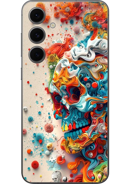 Samsung Galaxy S24 Fe Uyumlu Şeffaf Kılıf Grafiti 5 Tasarımlı