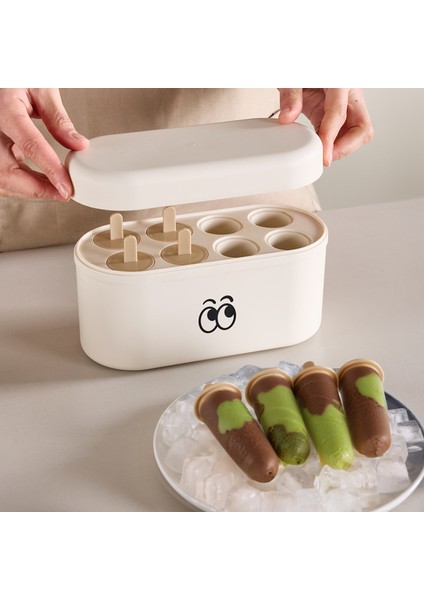 8 Delikli Dondurma Kalıbı Popsicle Popsicle Ev Yapımı Öğütücü (Yurt Dışından) fiyatları