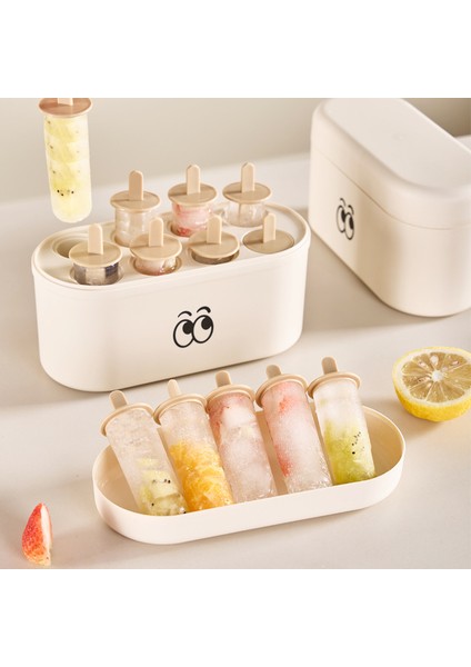8 Delikli Dondurma Kalıbı Popsicle Popsicle Ev Yapımı Öğütücü (Yurt Dışından) fırsatları