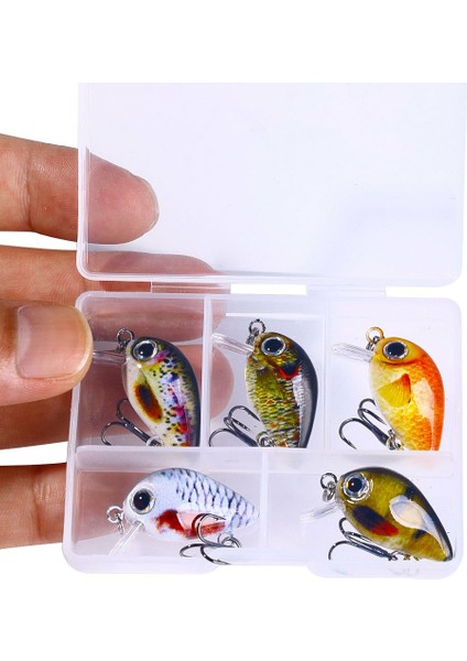 5 Adet Mini Biyonik Sert Yem Tuzlu Su Tatlı Su Balıkçılık Minnow Crankbaits Wobbler Yapay LURES-008-1 (Yurt Dışından) indirimleri
