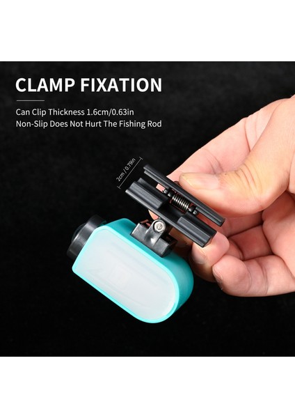 Leo 28285 LED Gece Olta Işıkları Iki Renkli Işık Kaynağı Entegre Su Geçirmez Balıkçılık Kelepçesi Lamba-Kırmızı (Yurt Dışından) modelleri