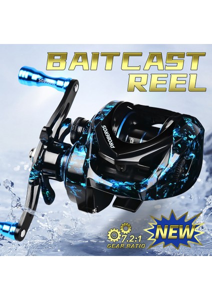 Proberos VHB120 Metal Baitcasting Makarası 3+1bb Rulmanlı Balıkçılık Makarası-Sağ El (Yurt Dışından) modelleri