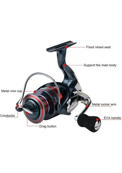 Yumoshı XS3000 Metal Külbütör Iplik Makarası Boşluksuz 14BB Açık Balıkçılık Reel (Yurt Dışından) fırsatları