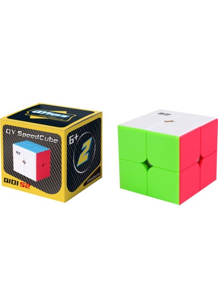 Qy 2x2 Speed Küp Hızlı Rübik Zeka Sabır Küpü