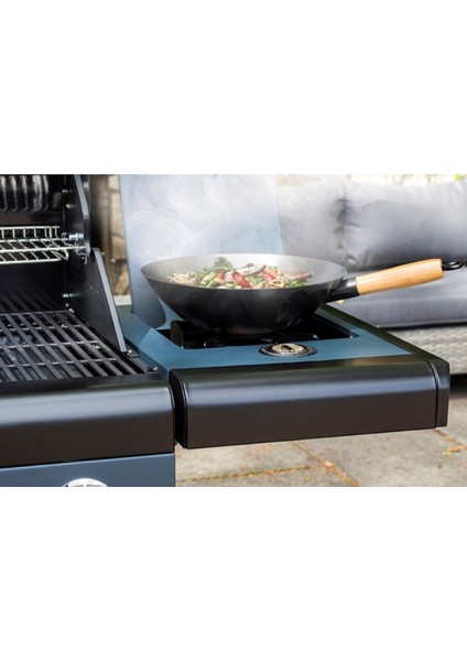 X350 Vagon Tip Barbekü - Gri Mavi