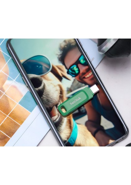 Ultra Dual Drive Go 128GB SDDDC3-128G-G46AG USB & Type-C Flash Bellek Absinthe Green indirimleri