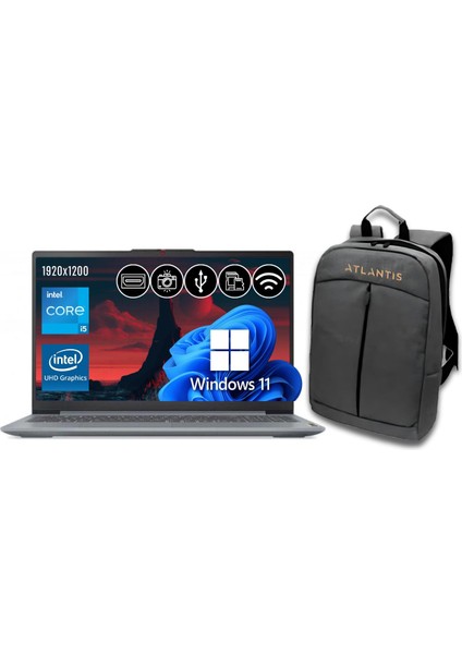 Ideapad Slım 3 I5-12450H 8gb 256GB M.2 SSD 83ES0033TR ATL24 16" W11PRO Notebook&çanta