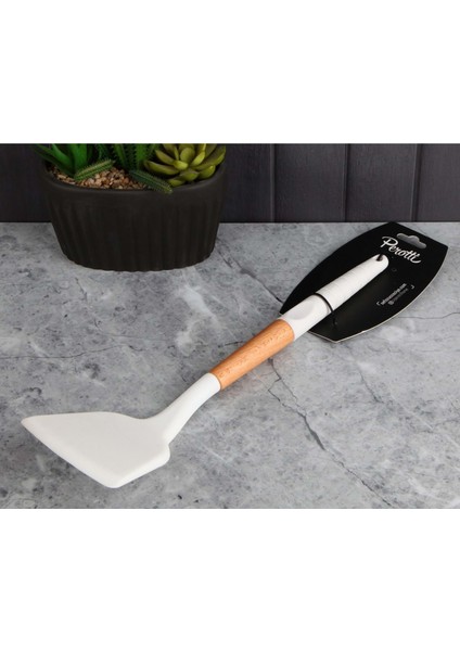 Perotti 12500 Silikon Bambu Spatula - Beyaz fiyatları