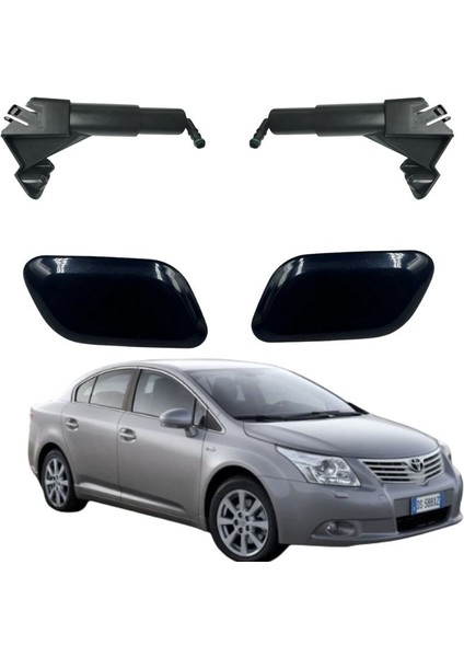 Toyota Avensis Far Yıkama Motor+ Kapak Sağ-Sol Takım 2008-2012