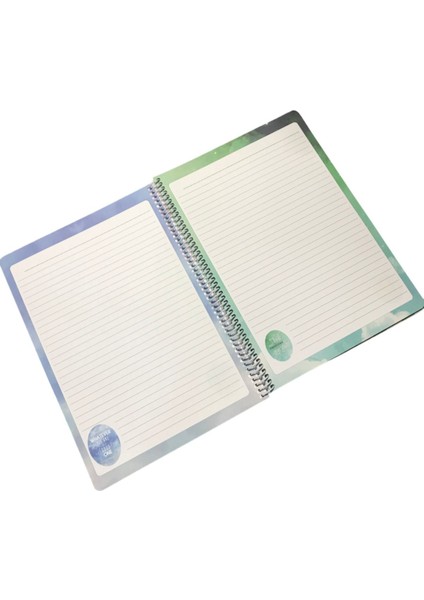 Atakids Lizy A4 Karton Kapak Spiralli Içi Renkli Çizgili Okul Defteri (100 Yaprak) modelleri