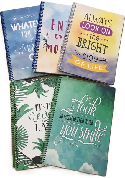 Atakids Lizy A4 Karton Kapak Spiralli Içi Renkli Çizgili Okul Defteri (100 Yaprak) fırsatları