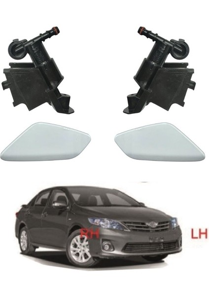 Toyota Corolla Far Yıkama Motor + Kapak Sağ- Sol 2010-2013