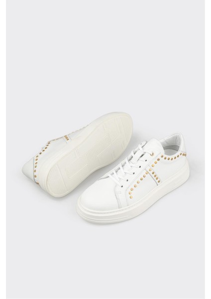 Beyaz Deri Erkek Spor Ayakkabı modelleri