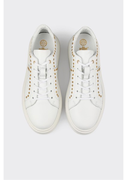 Beyaz Deri Erkek Spor Ayakkabı fırsatları