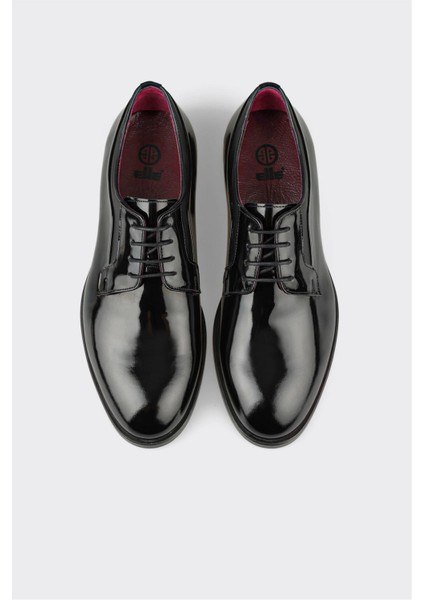 Siyah Deri Erkek Klasik Ayakkabı modelleri