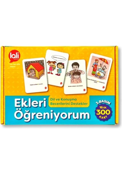Dil ve Konuşma Becerilerini Destekleyen 300 Kart Ekleri Öğreniyorum