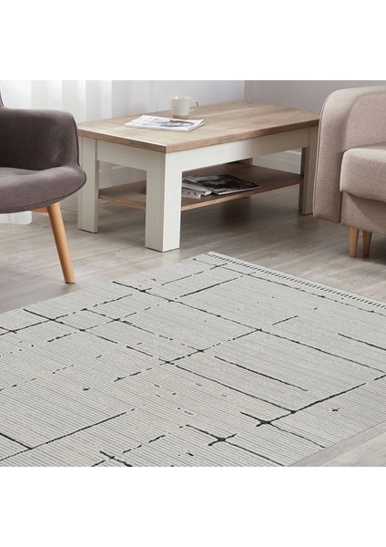 Lavinia Koleksiyonu Modern ve Zarif Desenli Mikrofiber Halı