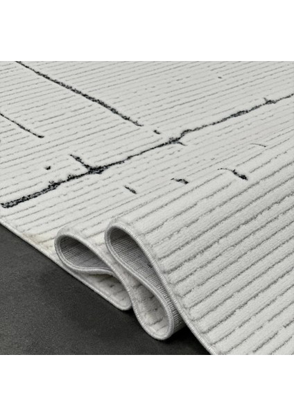 Lavinia Koleksiyonu Modern ve Zarif Desenli Mikrofiber Halı modelleri