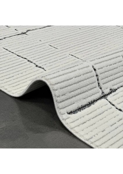 Lavinia Koleksiyonu Modern ve Zarif Desenli Mikrofiber Halı fırsatları