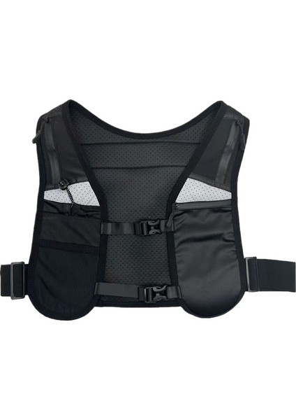 Yeni Açık Hava Sporları Çok Işlevli Yansıtıcı Çanta Nefes Alabilen Yaz Koşu Bisiklet Dağcılık Yelek Çantası Ultra Hafif Genişleme Ayarlanabilir Sırt Çantası 20L (Yurt Dışından)