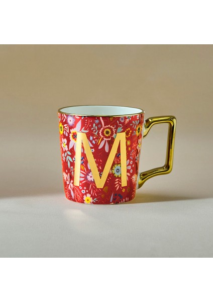 Flower M Harfli Kupa 350 ml
