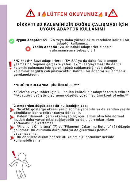 MOR 3D Pen Üç Boyutlu Yazıcı Kalem ve Grafik Yazı Tableti Set (59 Metre Filament USB KABLO Dahil) indirimleri