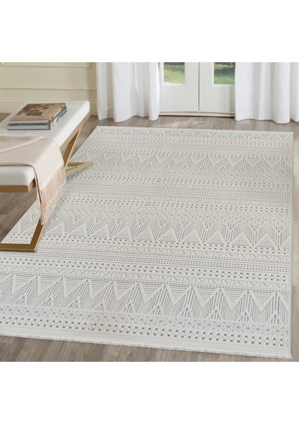 Lavinia Koleksiyonu Modern ve Zarif Desenli Mikrofiber Halı