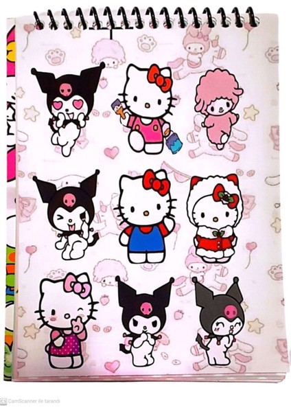 Deren Sticker Defteri 11X16 cm 8 Sayfa Kuromi fırsatları