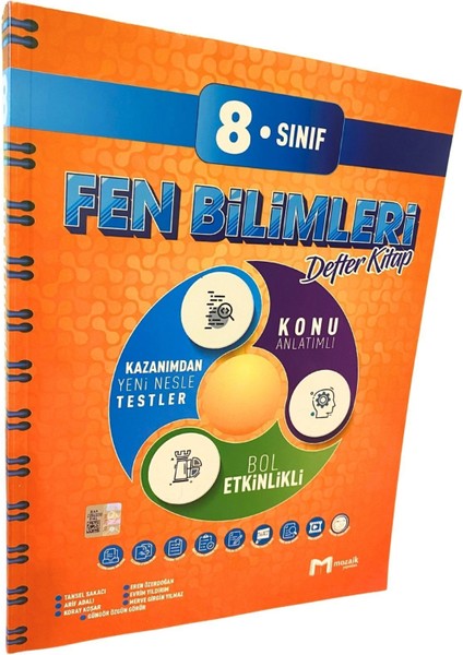 8.sınıf Fen Defter