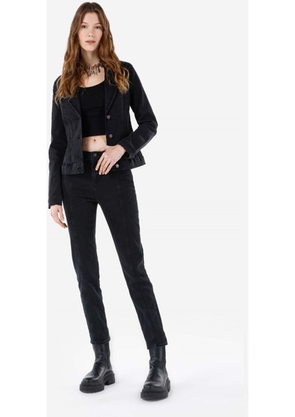 Slim Fit Kadın Denim Jean Pantolon