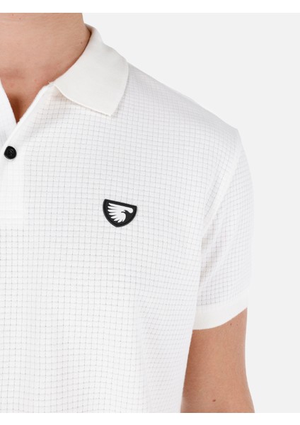 Regular Fit Polo Yaka Düz Erkek Beyaz Kısa Kol Tişört indirimleri