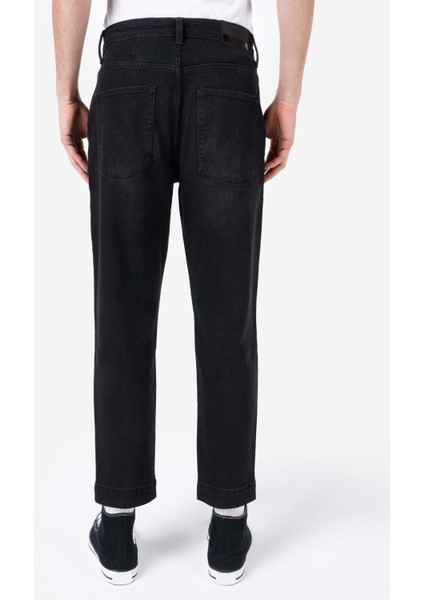 Chino Fit Orta Bel Düz Paça Erkek Siyah Jean Pantolon fiyatları