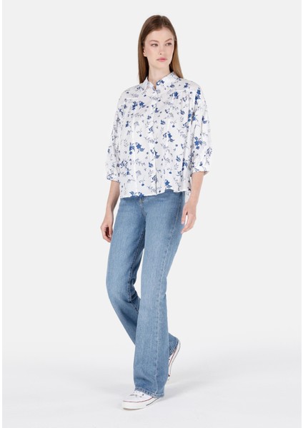 Regular Fit Orta Bel Bootcut Kadın Yeşil Jean Pantolon modelleri