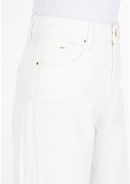 Regular Fit Kadın Beyaz Jean Pantolon indirimleri