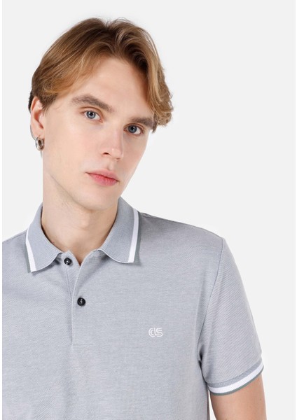 Regular Fit Polo Yaka Düz Erkek Yeşil Kısa Kol Tişört fırsatları