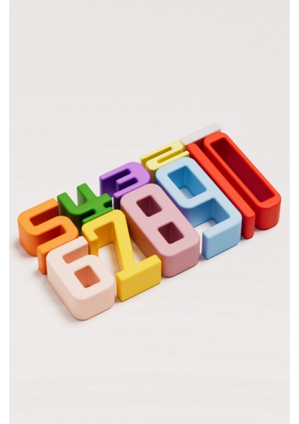 Montessori Sayı Blokları Toplama ve Sayma Oyuncağı Çocuklar Için Eğitici Matematik Oyuncağı