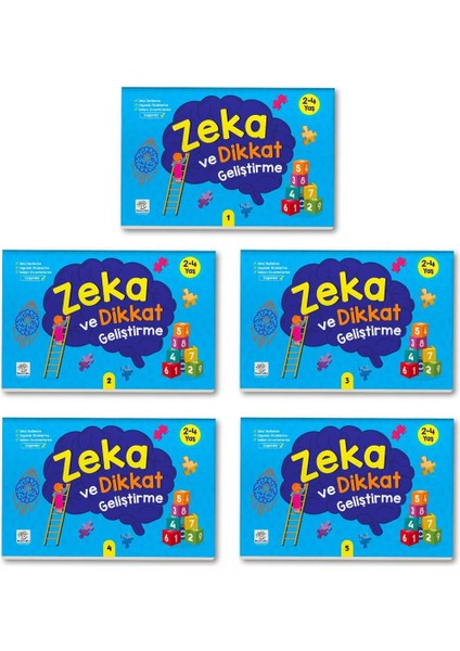 2-4 Yaş Zeka ve Dikkat Geliştirme Seti fiyatları
