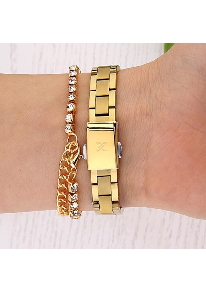 Danıel Kleın DKE.1.10677-4 Bileklik Hediyeli kadın Kol Saati modelleri