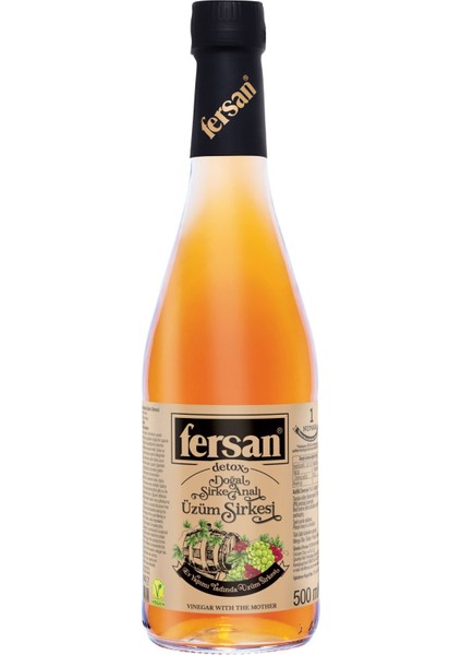 Fersan Detox Sirke Analı Üzüm Sirkesi 500 CC Cam fiyatları