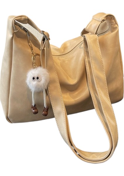 Büyük Kapasiteli Bayan Omuz Çapraz Askılı Çantanın Üst Düzey Anlamı (Yurt Dışından)