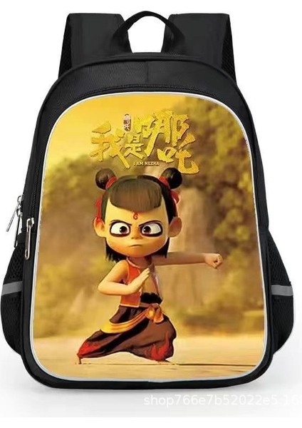 Nezha 2 Sihirli Çocuk Inen Öğrenciler Karikatür Erkek ve Kadın Omuzlar Su Geçirmez Sırt Çantaları (Yurt Dışından)