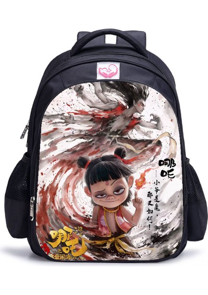 Ne Zha 2 Magic Çocuk Perili Deniz Anime Öğrenci Omuz Çantası (Yurt Dışından)