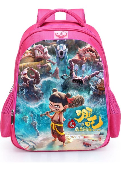 Nezha 2 Of The Magic Child Haunted The Sea Anime Omuz Çantası Öğrenciler Okul Çantası (Yurt Dışından)