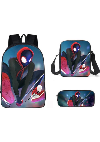 Spider-Man Street Trend Öğrenci Omuz Çantası (Yurt Dışından)