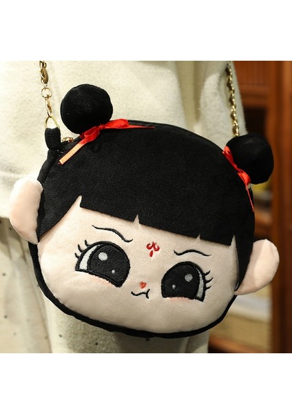 Nezha Serisi Çantalar Kız Çocuk Crossbody Omuz Çantaları (Yurt Dışından)