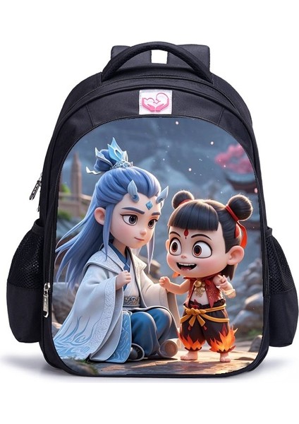 Ne Zha 2 Magic Çocuk Perili Deniz Anime Öğrenci Omuz Çantası (Yurt Dışından)