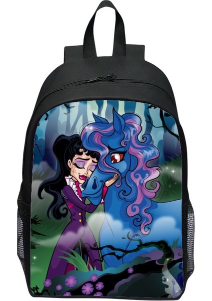 Monster High Okul Çantası Karikatür Omuz Çantası (Yurt Dışından)