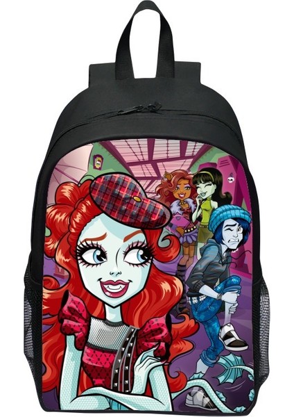 Monster High Okul Çantası Karikatür Omuz Çantası (Yurt Dışından)