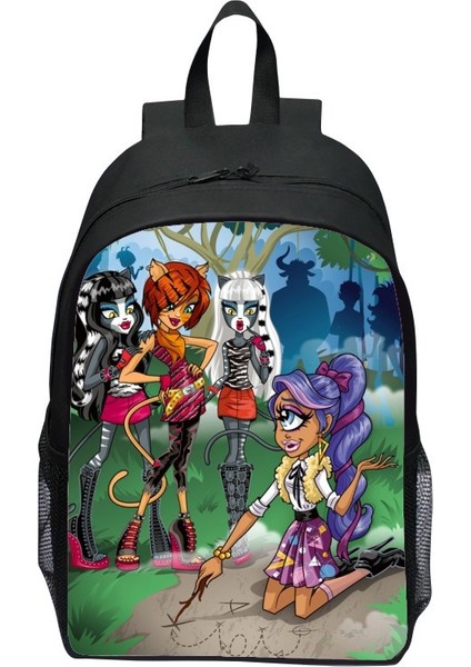 Monster High Okul Çantası Karikatür Omuz Çantası (Yurt Dışından)